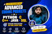 do advanced python, c,  cpp, java and sql coding projects