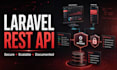 build a secure laravel rest API and backend