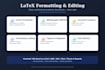 format and improve your engineering report in latex