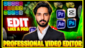 professional video editing for youtube, video editor
