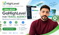 setup gohighlevel for travel agency ghl booking funnel and crm system