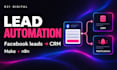 automate facebook lead ads to your CRM with make or n8n