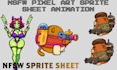 create nfsw pixel art sprite sheets character sprites and 2d game animations