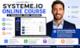 systeme io sales funnel, online course, systeme io landing page