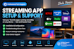 set up, configure, and troubleshoot streaming apps