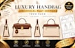design luxury handbags technical drawings and tech packs