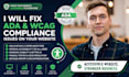 fix website accessibility issues for ada and wcag compliance