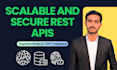 build secure backend rest api in nodejs express and mongodb