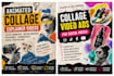 create attractive vox style animation paper collage video