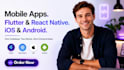 do mobile app development app developer flutter react native app creation