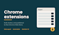 build a custom chrome extension to automate or improve any website