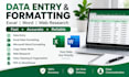 do accurate data entry, web research and virtual assistant asks