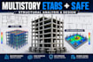 design and analyze multistory buildings using etabs and safe