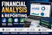 create financial models, excel dashboards and finance