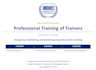 create training manuals, course curricula and facilitator guides