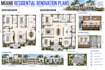 create miami residential renovation plans and space layouts