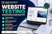 test your website and provide detailed feedback