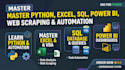 teach python excel sql power bi web scraping and automation