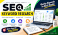 do SEO keyword research and competitor analysis