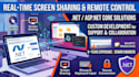 build a real time screen sharing and remote control module