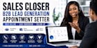commission sales appointment setting b2b sales cold caller