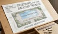 create a city permit landscape plan with pool and patio