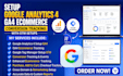 setup google analytics 4, ga4 ecommerce conversion tracking with gtm setups