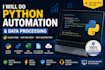 do python automation and data processing