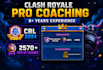 coach you to improve at clash royale