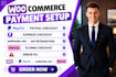 setup woocommerce paypal checkout, express checkout, API authorizenet klarna