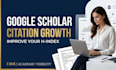 improve your google scholar citations and h index