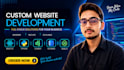 do custom website as full stack and frontend developer