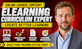 create masterclass online course content, curriculum, and elearning development