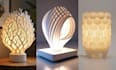 do 3d lamp design, 3d led light, bulb lamp, printable lamp, 3d lamp modeling