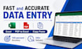 do fast and accurate excel data entry