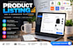 do ecommerce product listing and product data entry