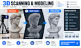 develop 3d scanning, point cloud processing, mesh generation and photogrammetry