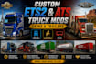 custom ets2 and ats truck mods, skins and trailers