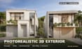 create photorealistic 3d exterior and facade rendering with 3ds max