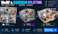 develop nerf, gaussian splatting, 3d scene capture and novel view synthesis