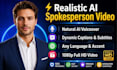 create realistic ai spokesperson and ai avatar video