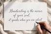 transcribe your  neat handwriting