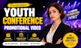 create a professional youth event promotion video