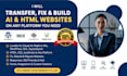 fix transfer lovable ai html claude ai to wix, wordpress ghl squarespace website