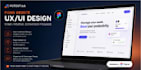 design a modern business website UX UI in figma