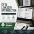 write and optimize your CV resume and linkedin profile
