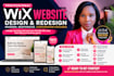 customize a professional wix website or redesign wix website