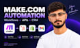 build make com automation workflows and API integrations