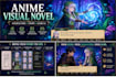 create an anime visual novel