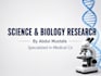 write well researched biology and science articles
